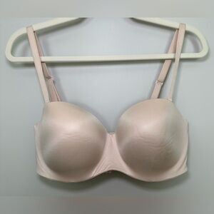 Victorias Secret Body by Victoria Multi-Way Convertible Strapless Bra Nude 36DD‎